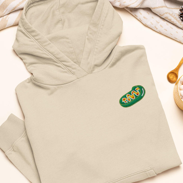 Mitochondrion Embroidered Hoodie: Heavy Blend Cotton-Poly, Unisex Fit