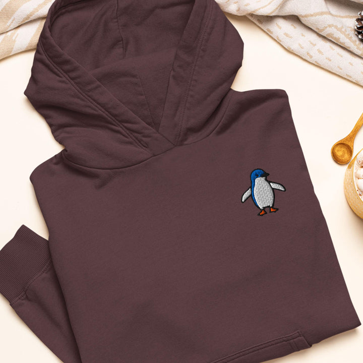 Little Fairy Penguin Embroidered Hoodie: Heavy Blend Cotton-Poly, Unisex Fit