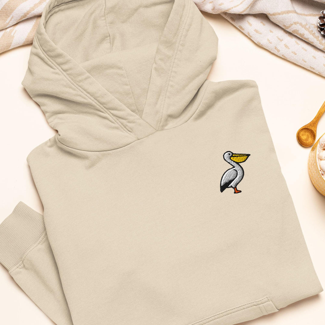 Pelican Embroidered Hoodie: Heavy Blend Cotton-Poly, Unisex Fit