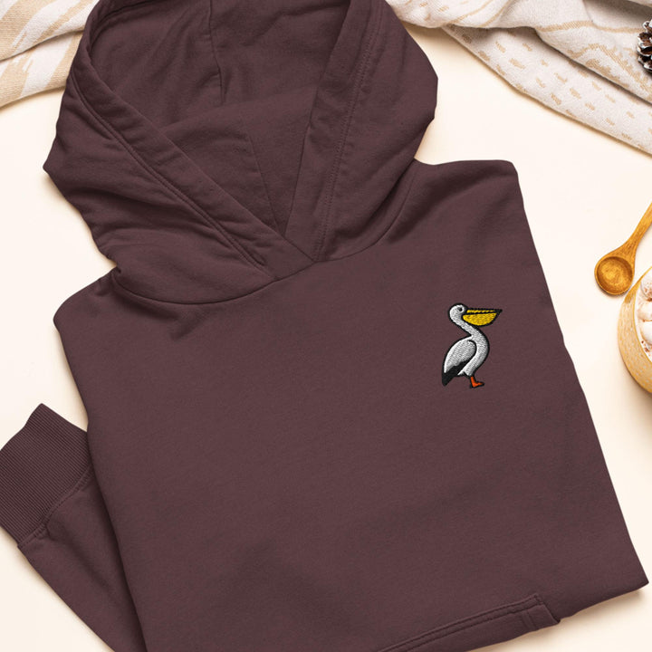 Pelican Embroidered Hoodie: Heavy Blend Cotton-Poly, Unisex Fit