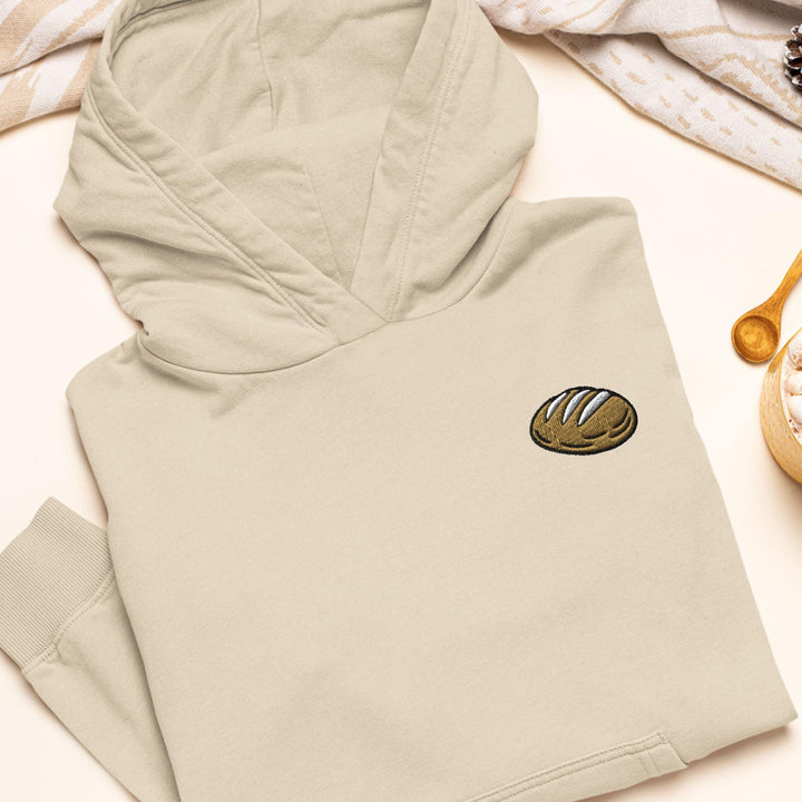 Sourdough Bread Embroidered Hoodie: Heavy Blend Cotton-Poly, Unisex Fit