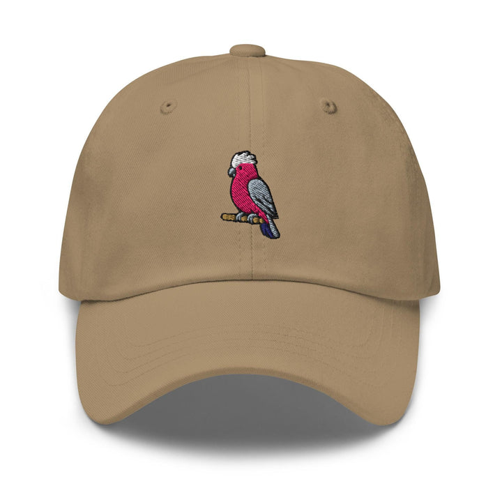 Galah Embroidered Dad Cap: Chino Cotton Twill Adjustable Unisex Hat