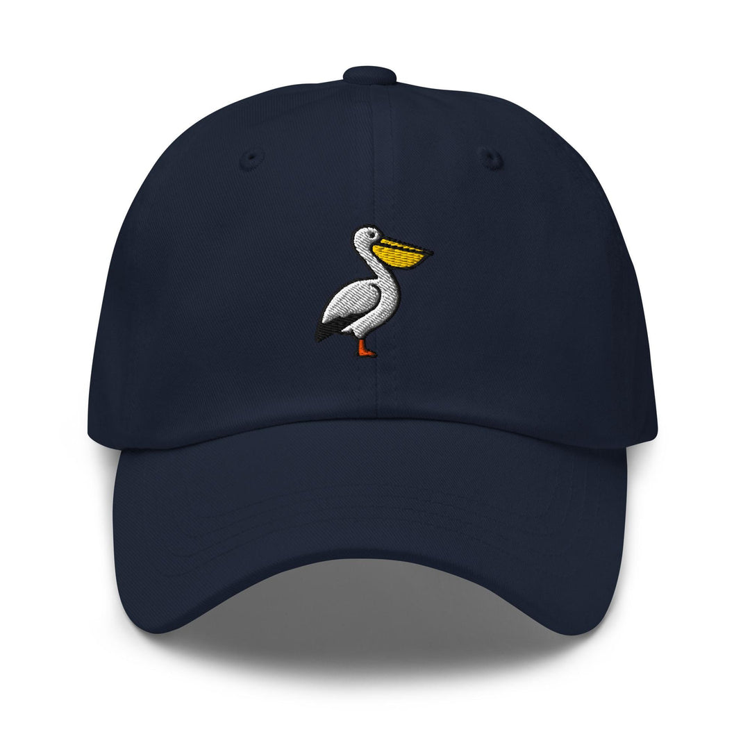 Pelican Embroidered Dad Cap: Chino Cotton Twill Adjustable Unisex Hat