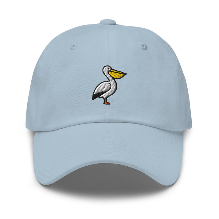 Pelican Embroidered Dad Cap: Chino Cotton Twill Adjustable Unisex Hat