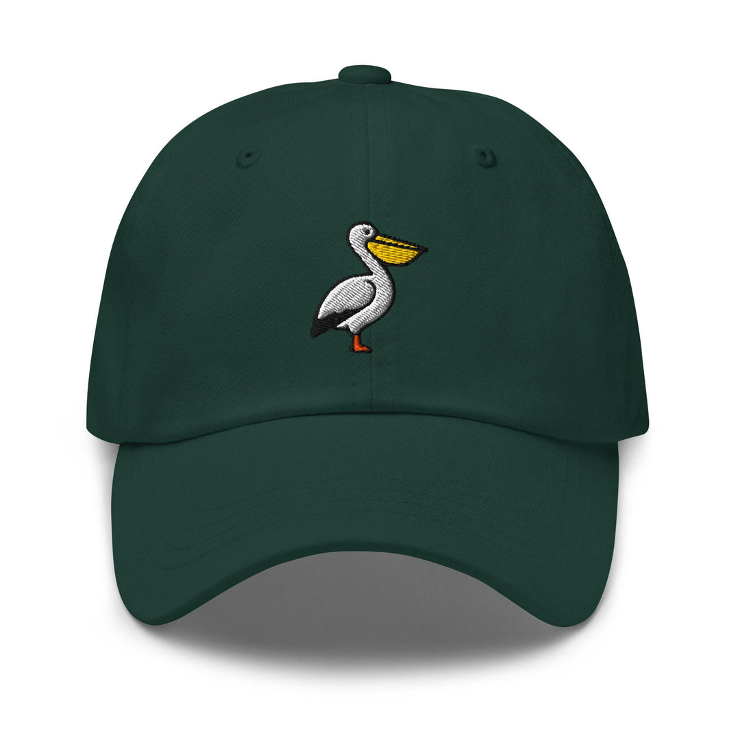 Pelican Embroidered Dad Cap: Chino Cotton Twill Adjustable Unisex Hat