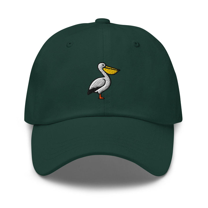 Pelican Embroidered Dad Cap: Chino Cotton Twill Adjustable Unisex Hat
