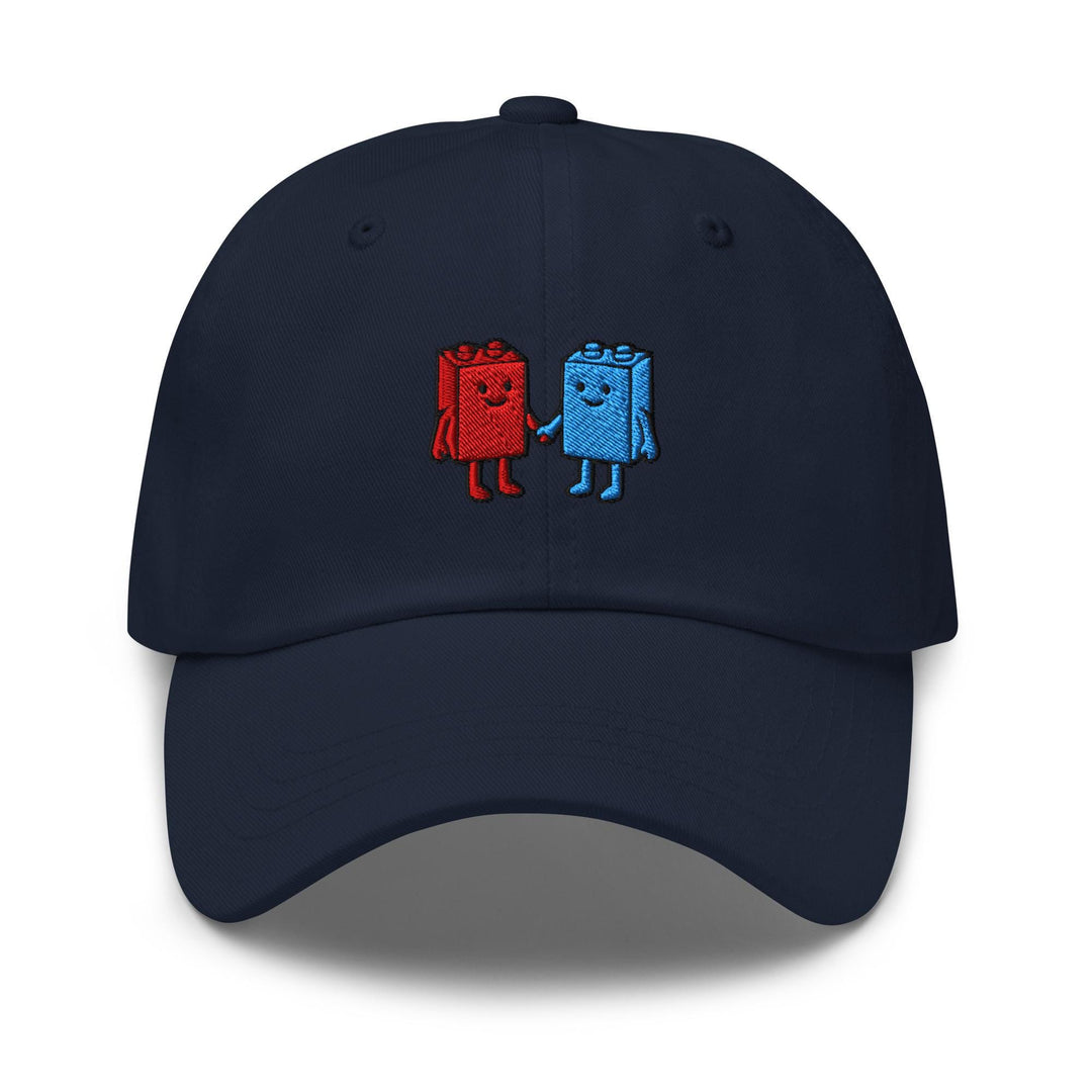 Best Friend Toy Blocks Embroidered Dad Cap: Chino Cotton Twill Adjustable Unisex Hat