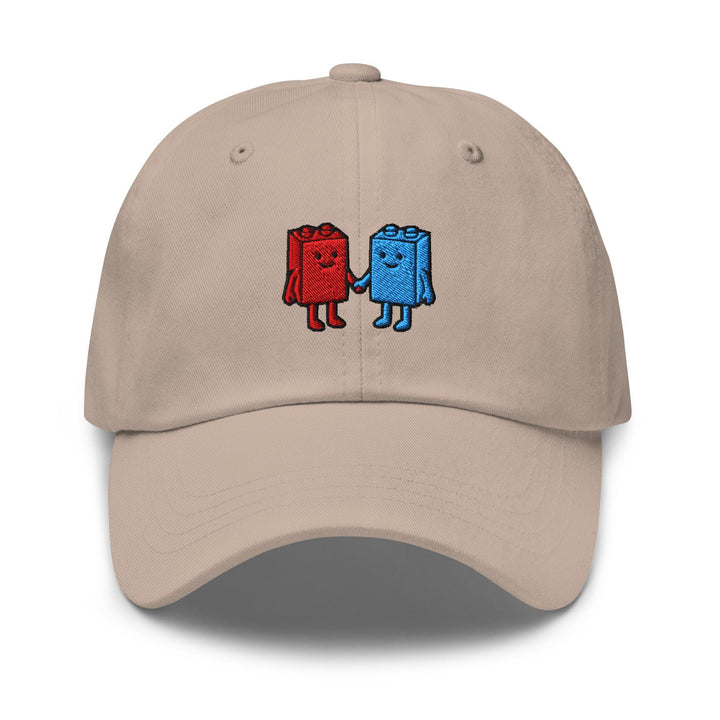 Best Friend Toy Blocks Embroidered Dad Cap: Chino Cotton Twill Adjustable Unisex Hat