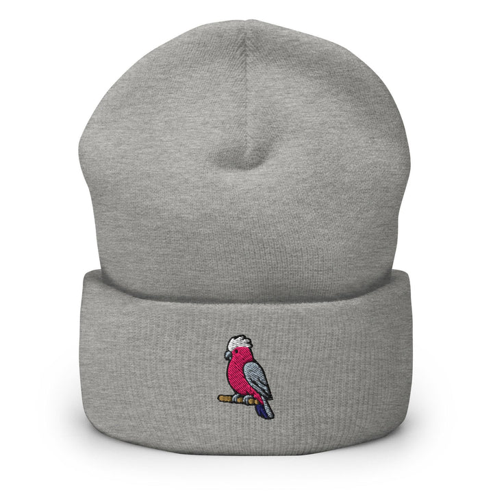 Galah Embroidered Cuffed Beanie: Cozy Unisex Winter Cap