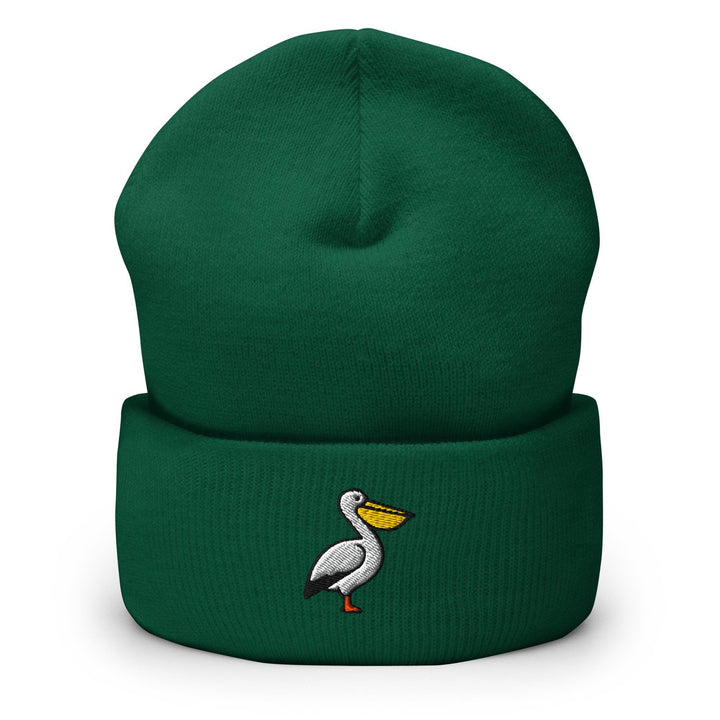 Pelican Embroidered Cuffed Beanie: Cozy Unisex Winter Cap