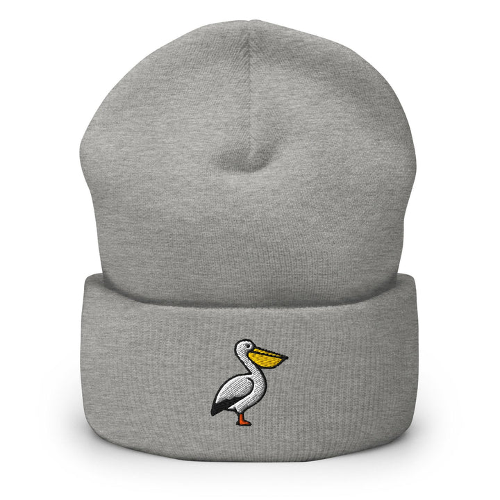 Pelican Embroidered Cuffed Beanie: Cozy Unisex Winter Cap