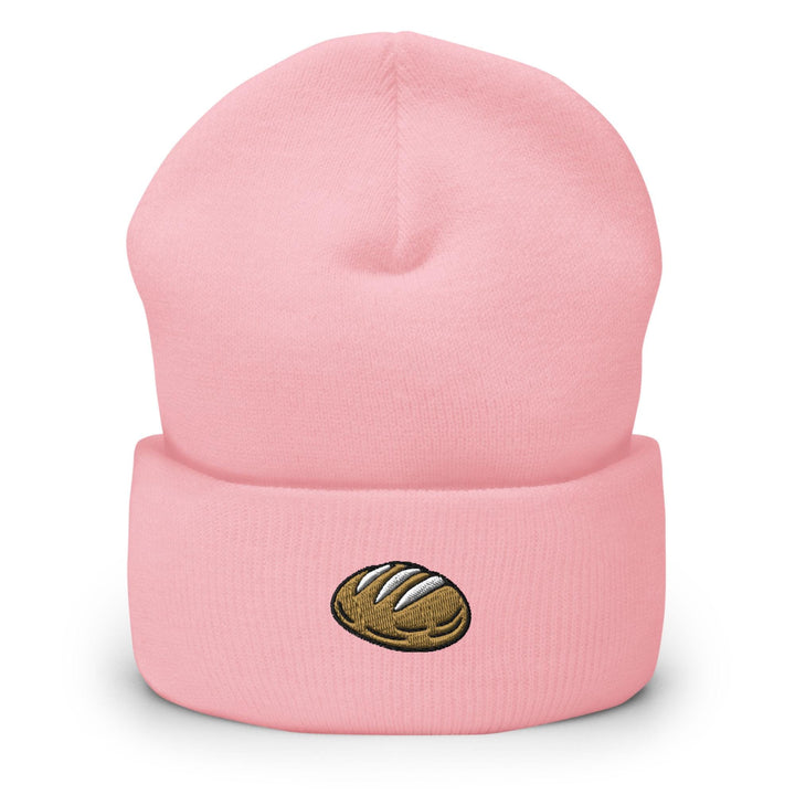Sourdough Bread Embroidered Cuffed Beanie: Cozy Unisex Winter Cap
