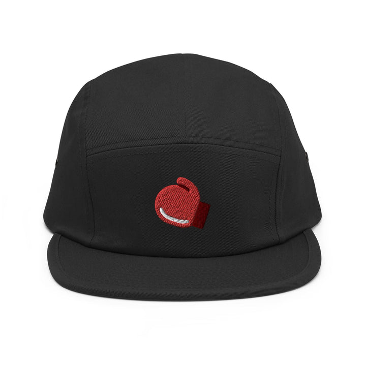 Boxing GloveEmbroidered 5‑Panel Cotton Camper Cap: Adjustable Fit