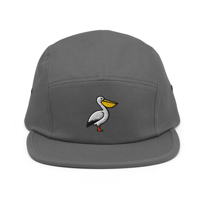 Pelican Embroidered 5‑Panel Cotton Camper Cap: Adjustable Fit