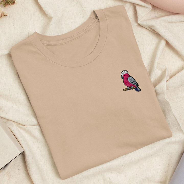 Galah Embroidered T-Shirt: Lightweight Cotton, Unisex Fit