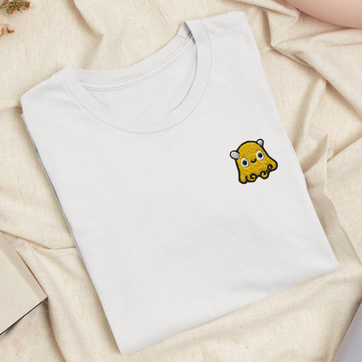 Dumbo Octopus Embroidered T-Shirt: Lightweight Cotton, Unisex Fit