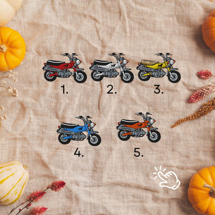 Max Mini Japanese Motorcycle Embroidered 5‑Panel Cotton Camper Cap: Adjustable Fit &amp; Designs