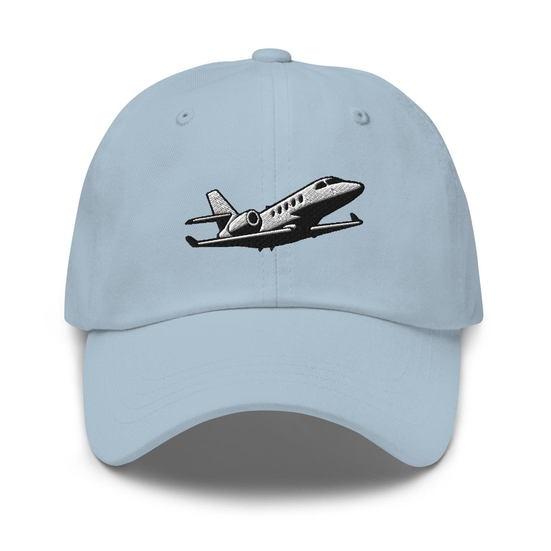 Business Jet Embroidered Dad Cap: Chino Cotton Twill Adjustable Unisex Hat
