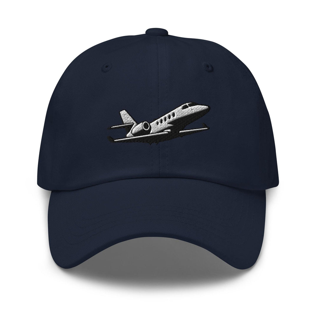 Business Jet Embroidered Dad Cap: Chino Cotton Twill Adjustable Unisex Hat