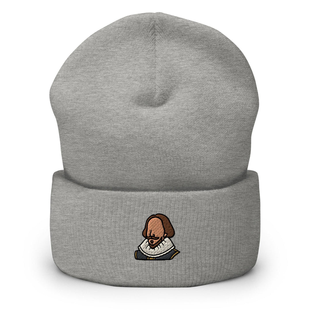 William Shakespeare Embroidered Cuffed Beanie: Cozy Unisex Winter Cap