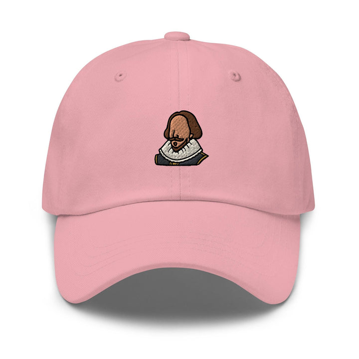William Shakespeare Embroidered Dad Cap: Chino Cotton Twill Adjustable Unisex Hat