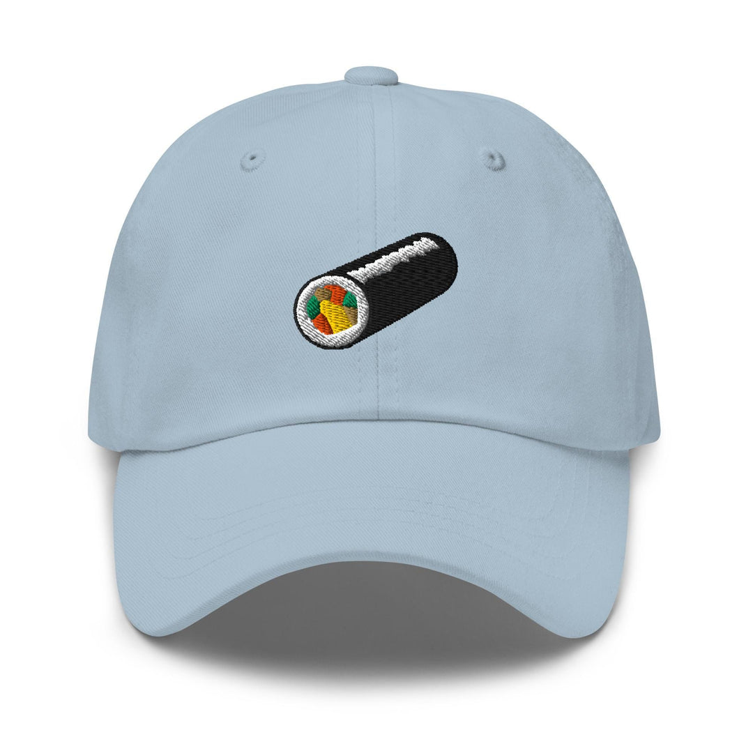 Uncut Kimbap Roll Embroidered Dad Cap: Chino Cotton Twill Adjustable Unisex Hat