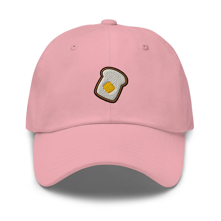 Buttered Toast Embroidered Dad Cap: Chino Cotton Twill Adjustable Unisex Hat