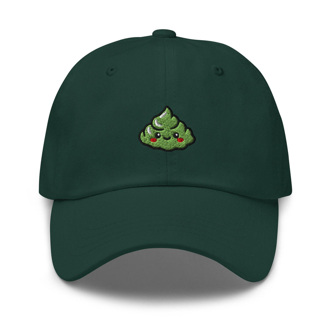 Cute Wasabi Embroidered Dad Cap: Chino Cotton Twill Adjustable Unisex Hat