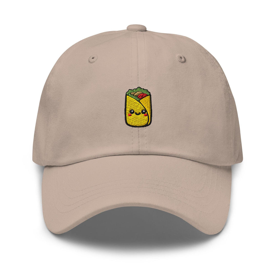 Cute Deli Wrap Embroidered Dad Cap: Chino Cotton Twill Adjustable Unisex Hat