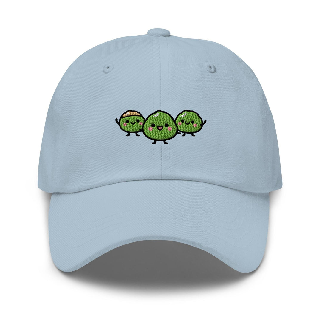 Wasabi Nut Gang Embroidered Dad Cap: Chino Cotton Twill Adjustable Unisex Hat