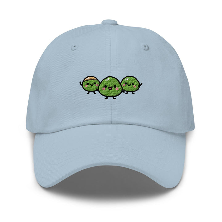 Wasabi Nut Gang Embroidered Dad Cap: Chino Cotton Twill Adjustable Unisex Hat