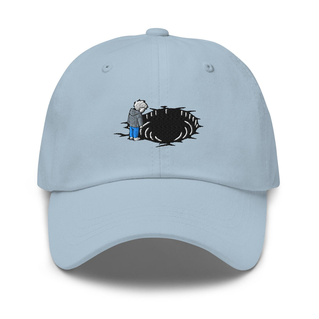 Staring Into the Abyss Embroidered Dad Cap: Chino Cotton Twill Adjustable Unisex Hat