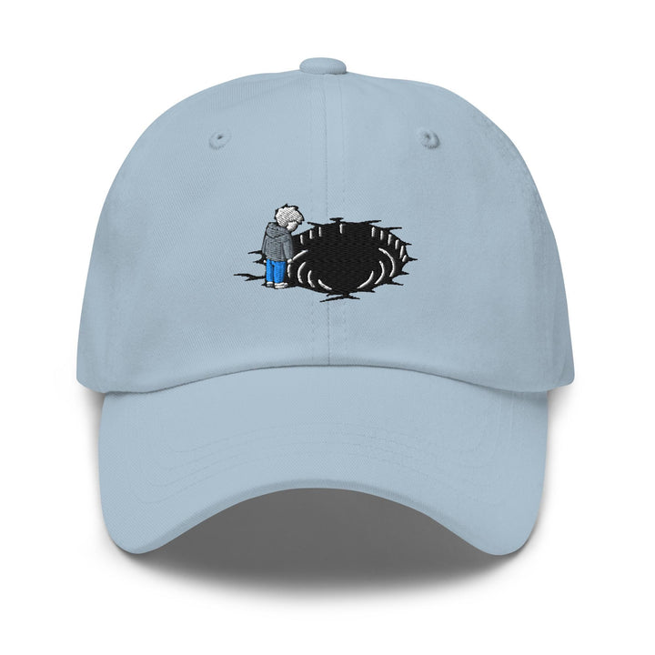 Staring Into the Abyss Embroidered Dad Cap: Chino Cotton Twill Adjustable Unisex Hat