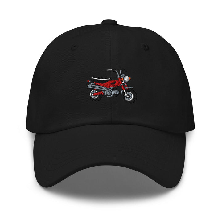 Max Mini Japanese Motorcycle Embroidered Dad Cap: Chino Cotton Twill Adjustable Unisex Hat