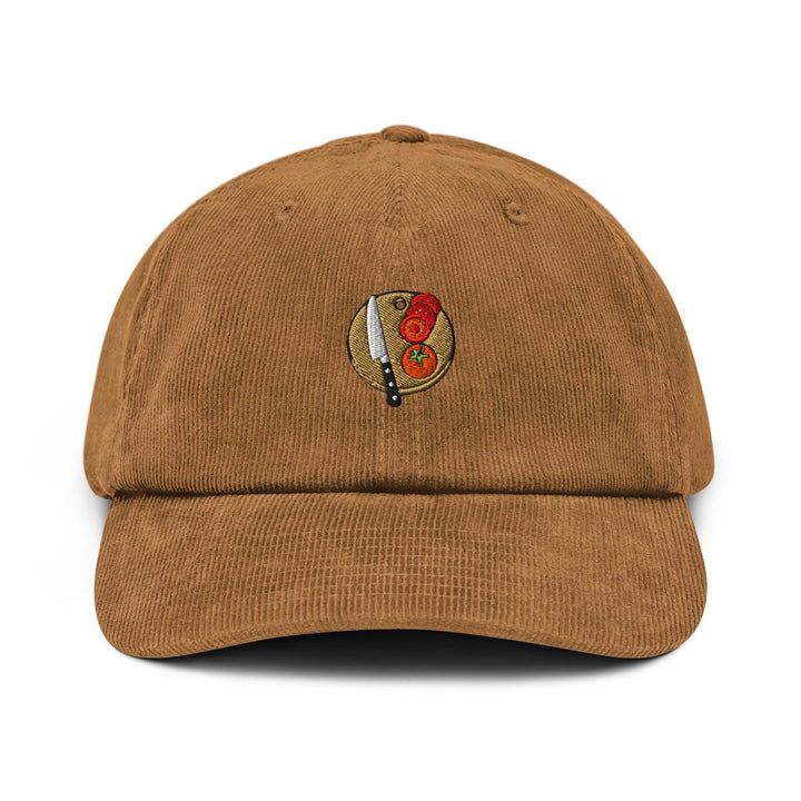 Chef’s Cutting Board Embroidered Cotton Corduroy Hat: Adjustable Fit