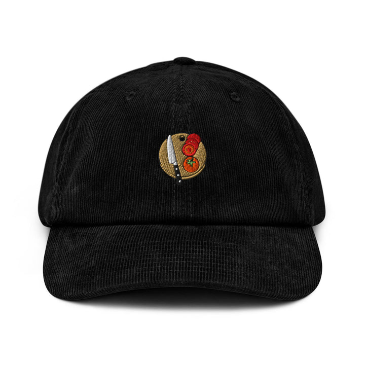 Chef’s Cutting Board Embroidered Cotton Corduroy Hat: Adjustable Fit