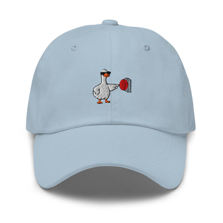 Rebellious Goose Embroidered Dad Cap: Chino Cotton Twill Adjustable Unisex Hat