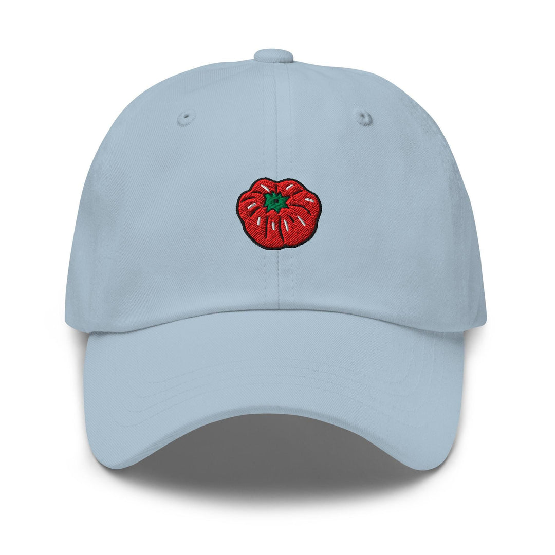 Beefsteak Tomato Embroidered Dad Cap: Chino Cotton Twill Adjustable Unisex Hat