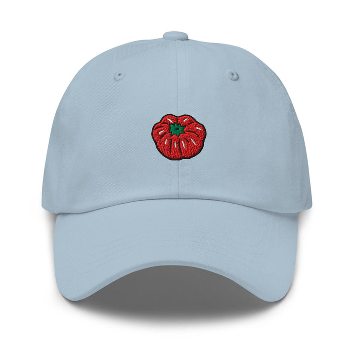 Beefsteak Tomato Embroidered Dad Cap: Chino Cotton Twill Adjustable Unisex Hat