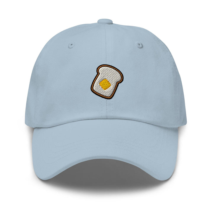 Buttered Toast Embroidered Dad Cap: Chino Cotton Twill Adjustable Unisex Hat