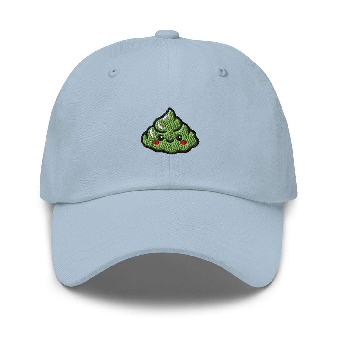 Cute Wasabi Embroidered Dad Cap: Chino Cotton Twill Adjustable Unisex Hat