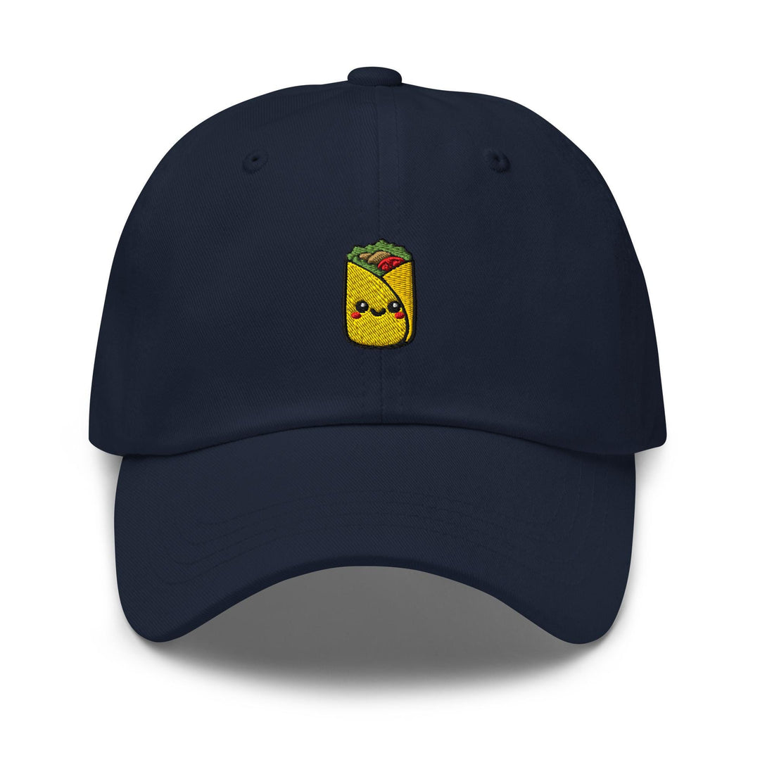 Cute Deli Wrap Embroidered Dad Cap: Chino Cotton Twill Adjustable Unisex Hat