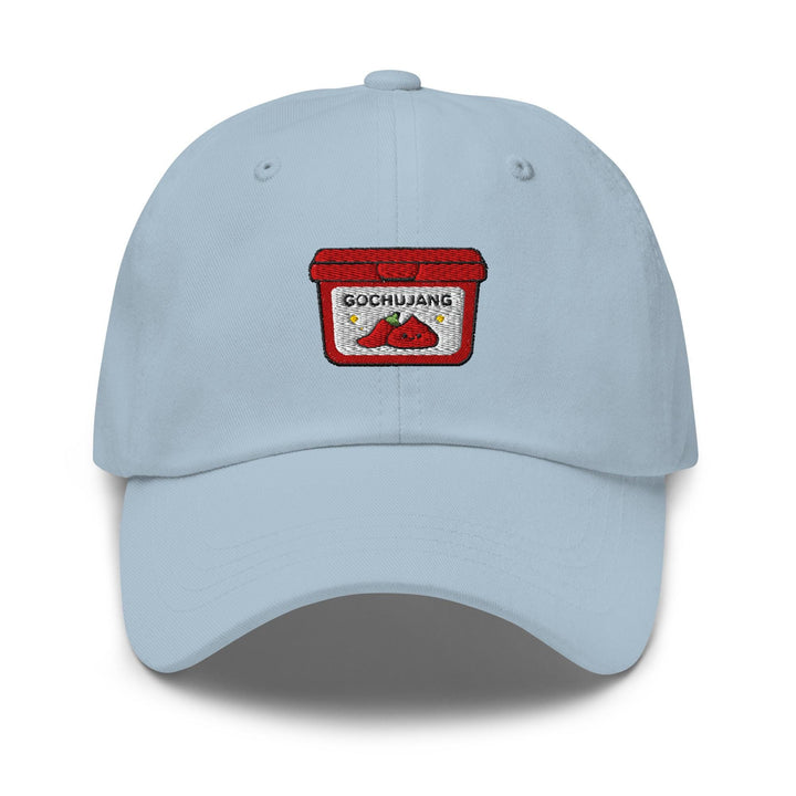 Gochujang Korean Chili Paste Embroidered Dad Cap: Chino Cotton Twill Adjustable Unisex Hat