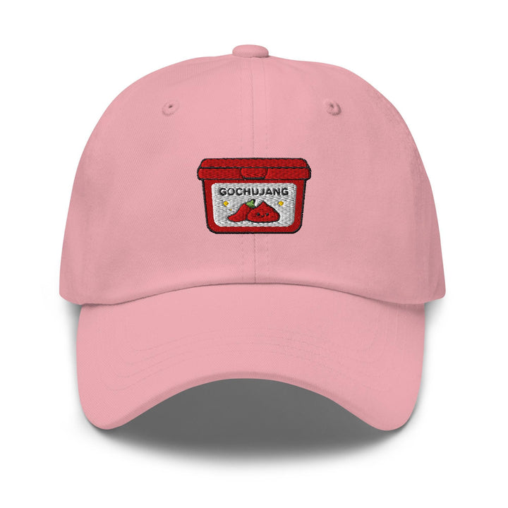 Gochujang Korean Chili Paste Embroidered Dad Cap: Chino Cotton Twill Adjustable Unisex Hat
