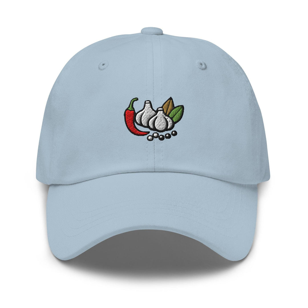 Herbs and Spices Embroidered Dad Cap: Chino Cotton Twill Adjustable Unisex Hat