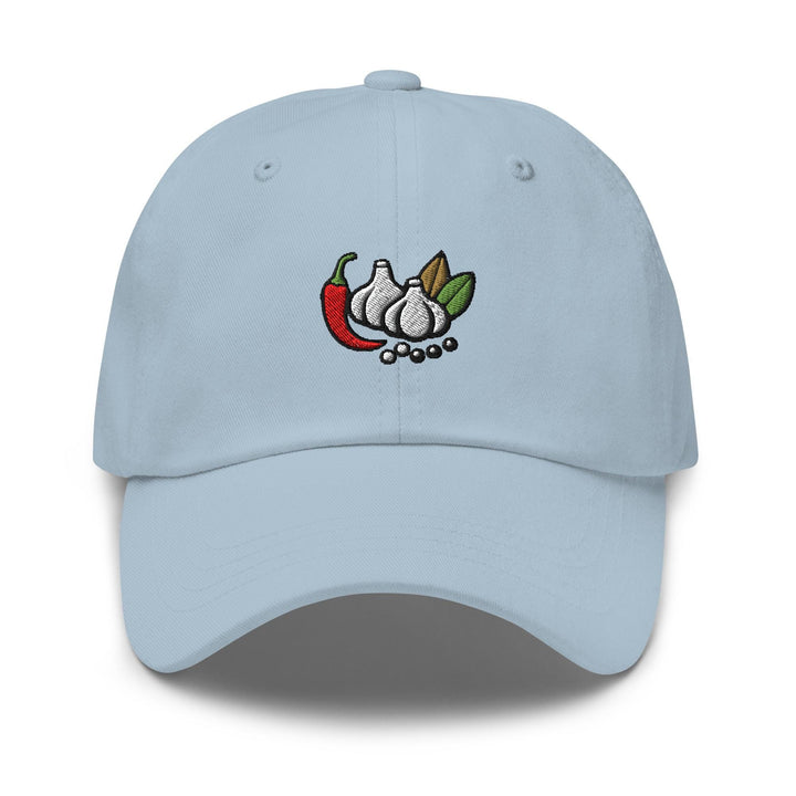 Herbs and Spices Embroidered Dad Cap: Chino Cotton Twill Adjustable Unisex Hat
