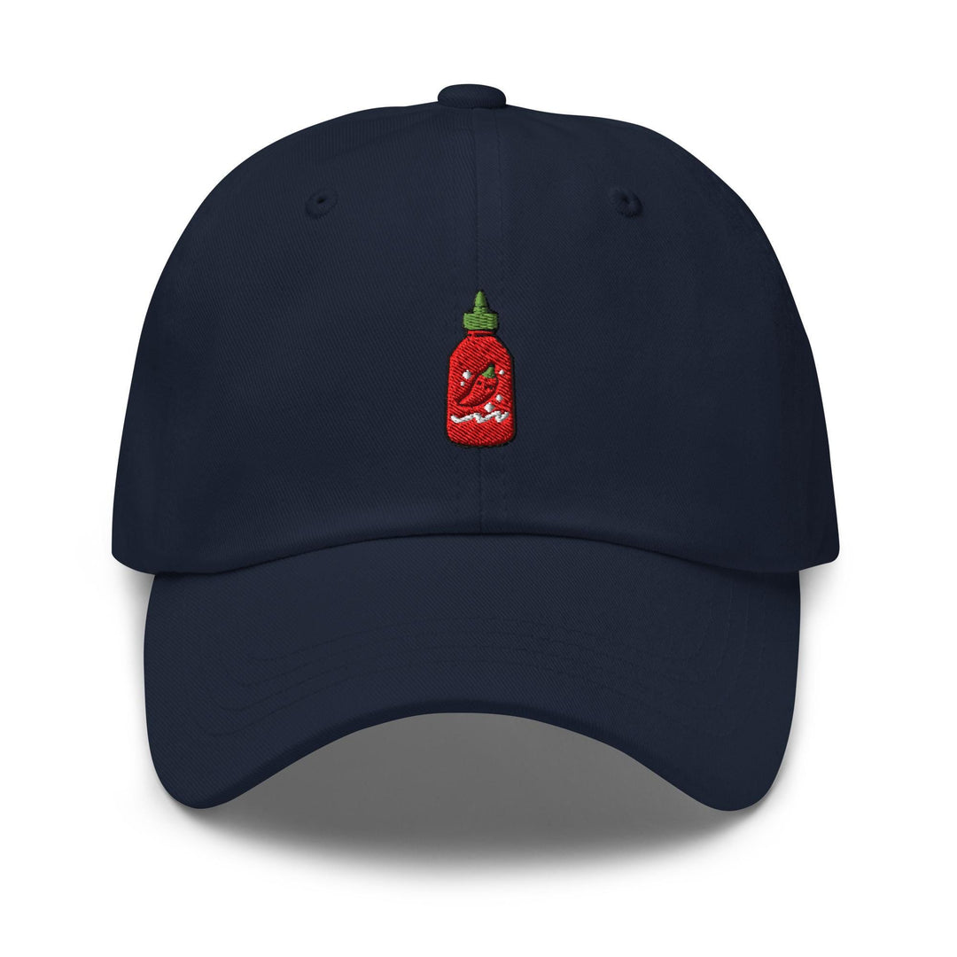 Asian Chili Sauce Embroidered Dad Cap: Chino Cotton Twill Adjustable Unisex Hat