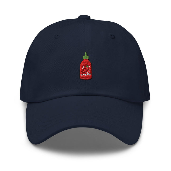 Asian Chili Sauce Embroidered Dad Cap: Chino Cotton Twill Adjustable Unisex Hat