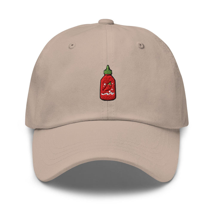 Asian Chili Sauce Embroidered Dad Cap: Chino Cotton Twill Adjustable Unisex Hat