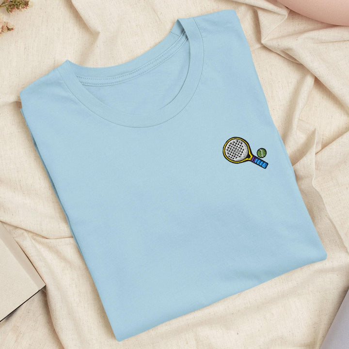 Padel Tennis Embroidered T-Shirt | Padel Player Gift | Racket Sport Tee Gift